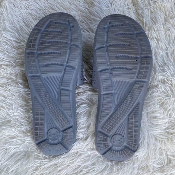 Under Armour slider sandals, Men's size 10, grey - Picture 2 of 5